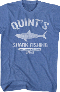 Quint's Shark Fishing Jaws T-Shirt
