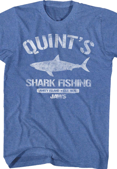 Quint's Shark Fishing Jaws T-Shirt