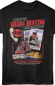Quint's Shark Hunting Expeditions Jaws T-Shirt