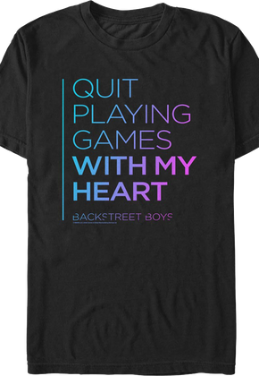 Quit Playing Games With My Heart Backstreet Boys T-Shirt