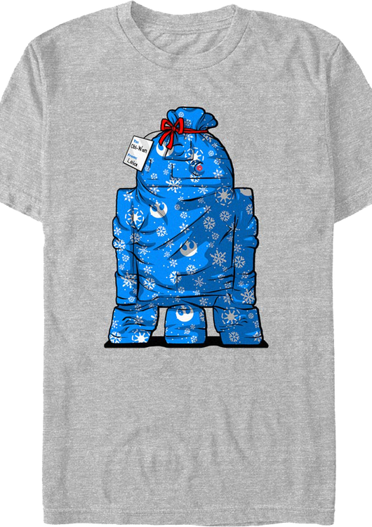 R2-D2 Giftwrapped Star Wars T-Shirt - main product image