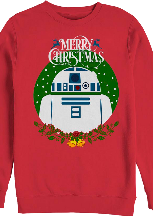 R2-D2 Merry Christmas Star Wars Sweatshirt - main product image