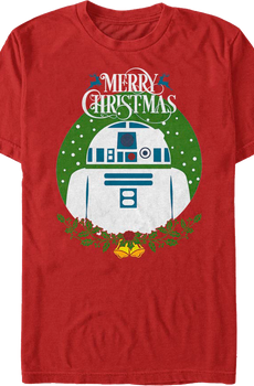 R2-D2 Merry Christmas Star Wars T-Shirt