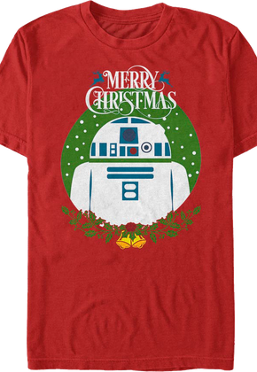 R2-D2 Merry Christmas Star Wars T-Shirt