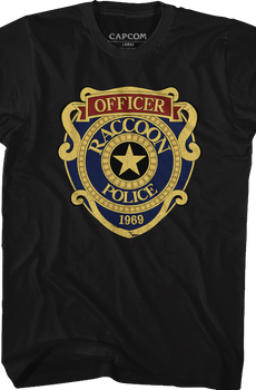 Raccoon City Police Badge Resident Evil T-Shirt