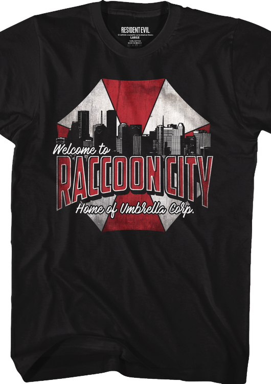 Raccoon City Resident Evil T-Shirt - main product image