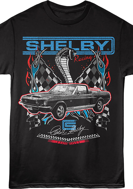 Racing Checkered Flags Shelby T-Shirt - main product image