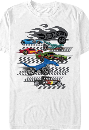 Racing Line Up Hot Wheels T-Shirt