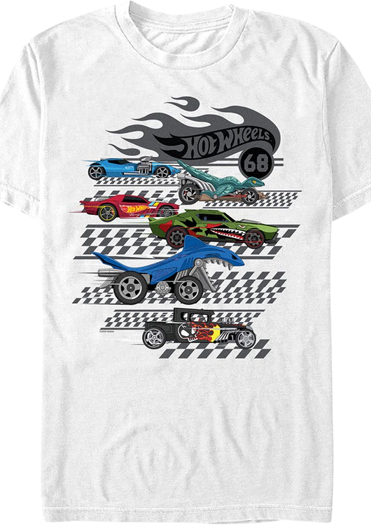 Racing Line Up Hot Wheels T-Shirt - main product image