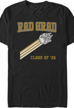 Rad Grad Class Of '26 Millennium Falcon Star Wars T-Shirt