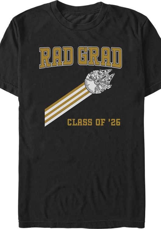 Rad Grad Class Of '26 Millennium Falcon Star Wars T-Shirt - main product image