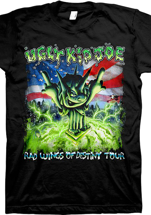Rad Wings Of Destiny Tour Ugly Kid Joe T-Shirt - main product image