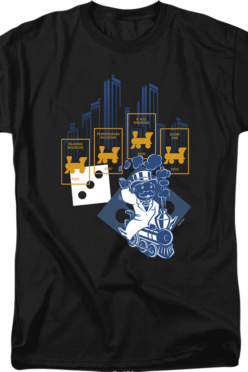 Railroads Monopoly T-Shirtmain product image