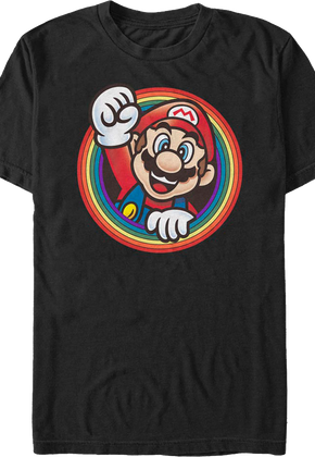 Rainbow Circle Super Mario Bros. T-Shirt