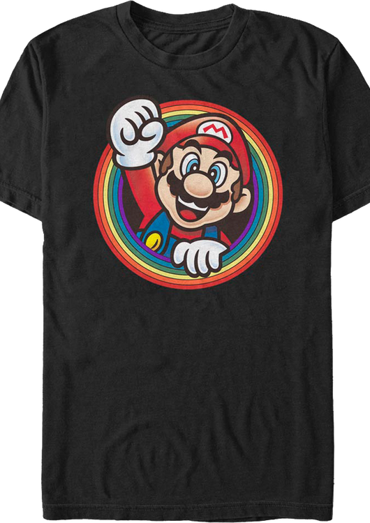 Rainbow Circle Super Mario Bros. T-Shirt - main product image