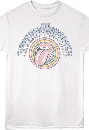 Rainbow Circles Rolling Stones T-Shirt