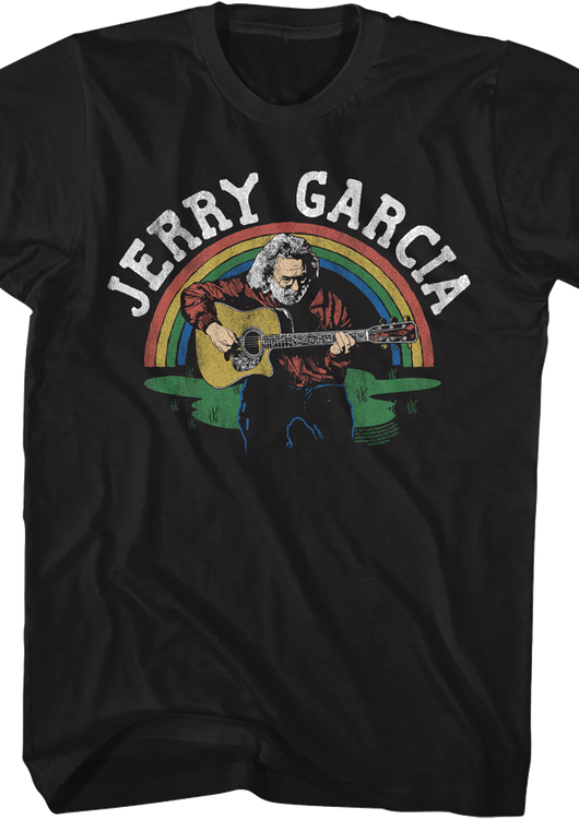Rainbow Jerry Garcia T-Shirt - main product image