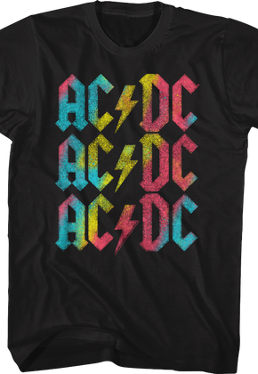 Rainbow Logo ACDC T-Shirt