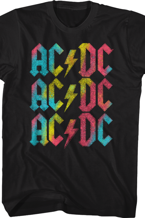 Rainbow Logo ACDC T-Shirtmain product image