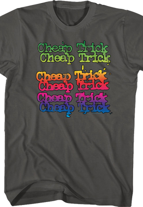 Rainbow Logo Cheap Trick T-Shirt