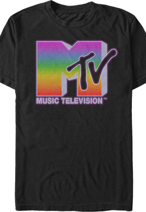 Rainbow Logo MTV Shirt