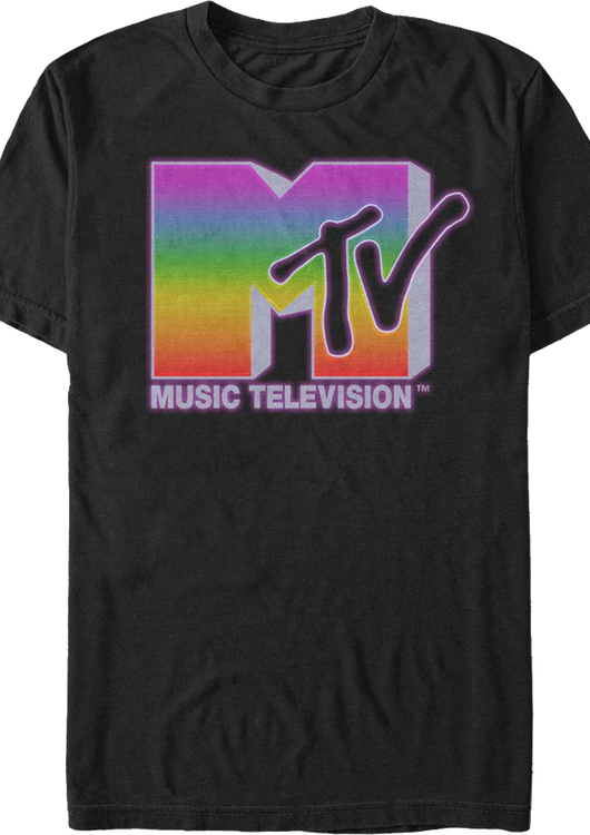 Rainbow Logo MTV Shirt - main product image