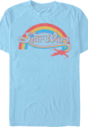 Rainbow X-Wing Logo Star Wars T-Shirt