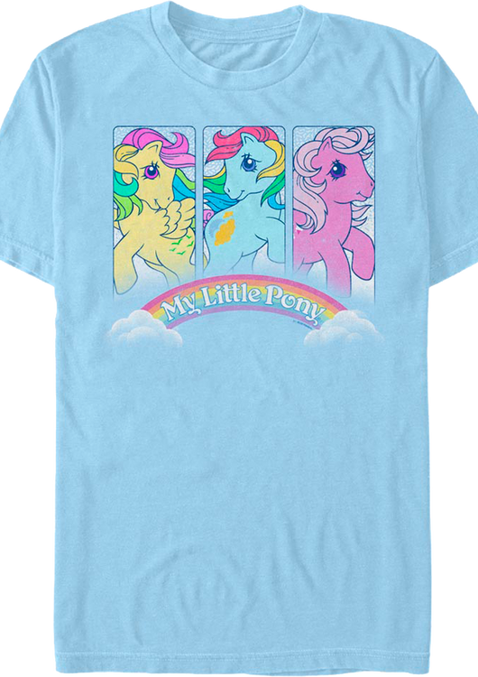 Rainbow Panels Little Pony T-Shirt - main product image