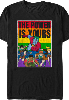 Rainbow Power Is Yours Captain Planet T-Shirt