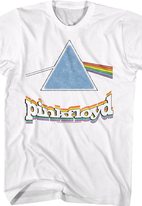 Rainbow Prism Dark Side of the Moon Pink Floyd T-Shirt