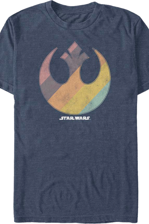 Rainbow Rebel Alliance Logo Star Wars T-Shirtmain product image