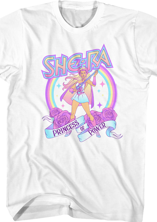 Rainbow She-Ra Masters of the Universe T-Shirt - main product image
