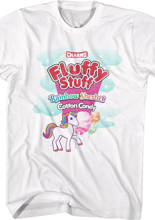 Rainbow Sherbet Cotton Candy Fluffy Stuff T-Shirt - main product image