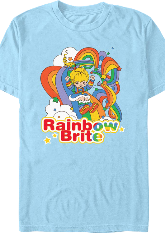 Rainbow Slide Rainbow Brite T-Shirt - main product image
