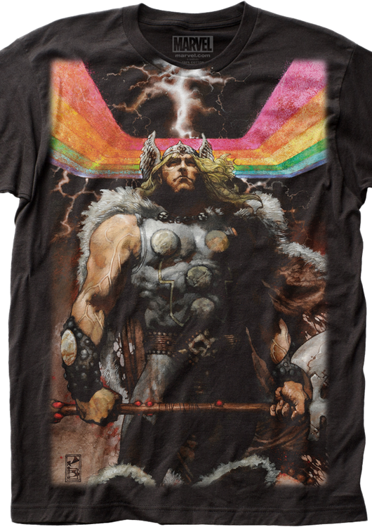 Rainbow Thor T-Shirt - main product image