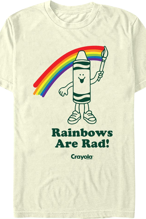 Rainbows Are Rad Crayola T-Shirtmain product image