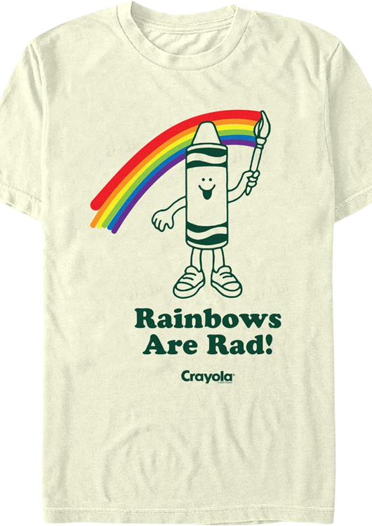 Rainbows Are Rad Crayola T-Shirt - main product image