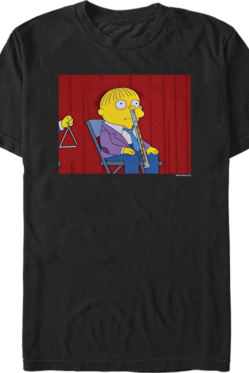 Ralph With A Flute Up His Nose Simpsons T-Shirtmain product image