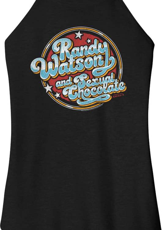 Ladies Randy Watson Coming to America Sleeveless Rocker Tank Top - main product image