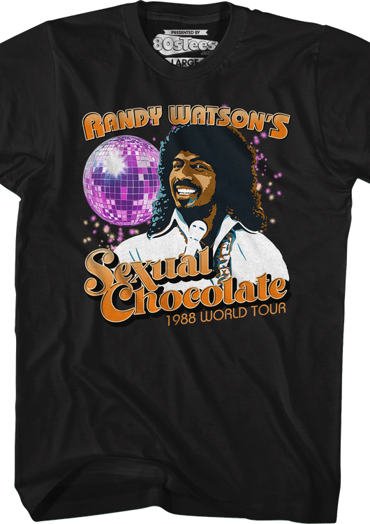 Randy Watson's Sexual Chocolate 1988 World Tour T-Shirt - main product image