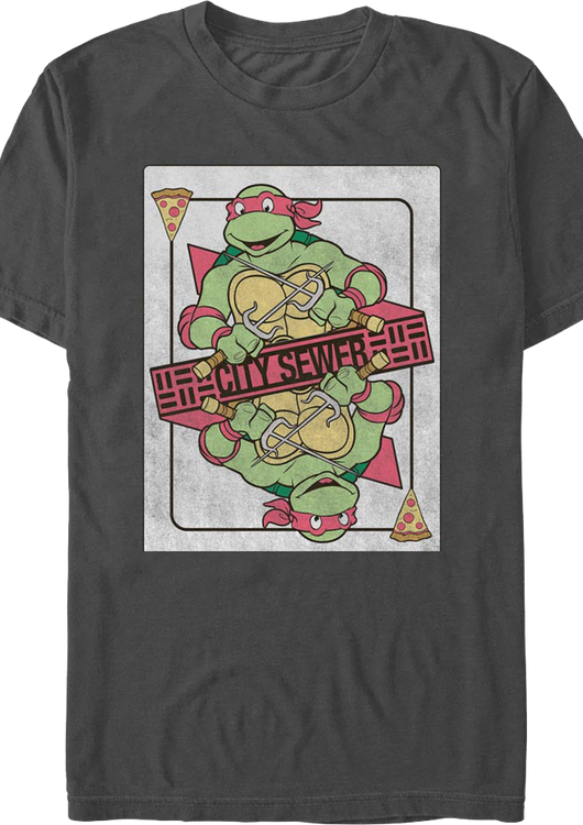 Raphael Playing Card Teenage Mutant Ninja Turtles T-Shirt - main product image