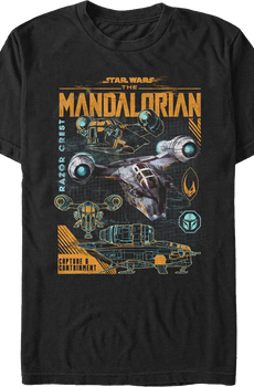 Razor Crest The Mandalorian Star Wars T-Shirt