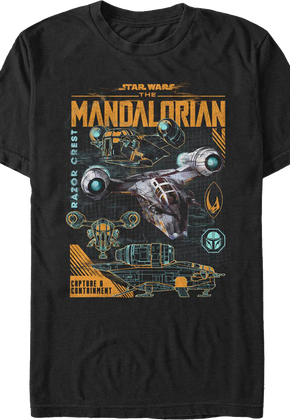 Razor Crest The Mandalorian Star Wars T-Shirt