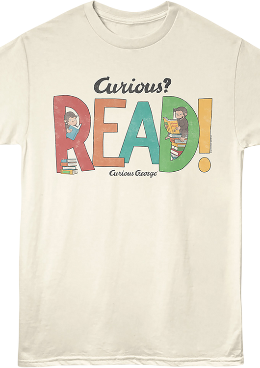 Read Curious George T-Shirt - main product image