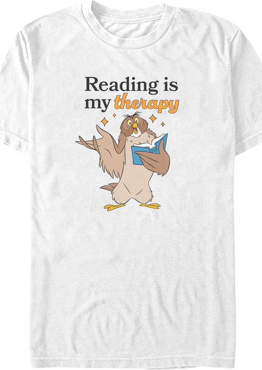 Reading Is My Therapy Winnie The Pooh T-Shirt - main product image