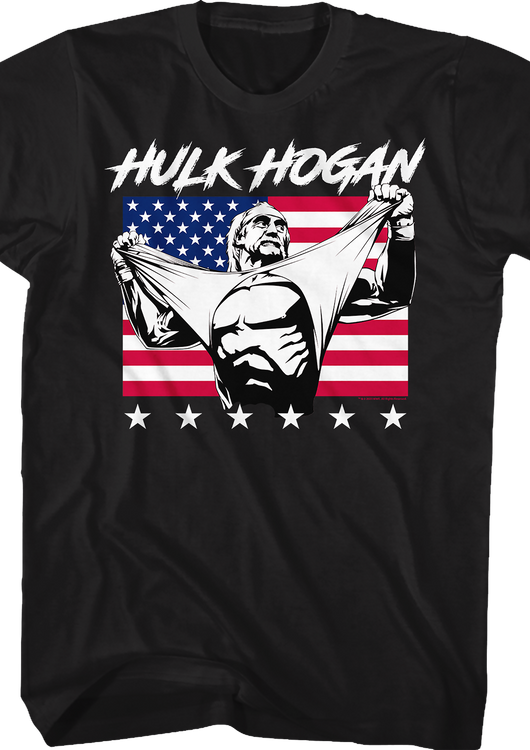 Real American Hulk Hogan T-Shirt - main product image