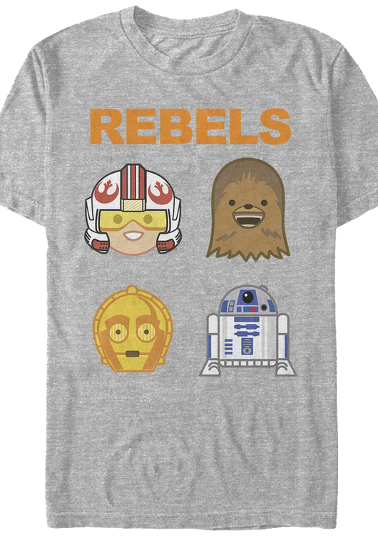 Rebels Emojis Star Wars T-Shirt - main product image