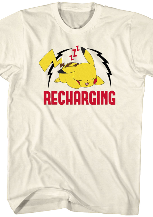Recharging Pokemon T-Shirt - main product image