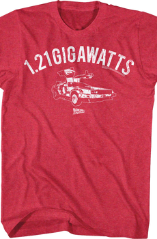 Red 1.21 Gigawatts T-Shirt