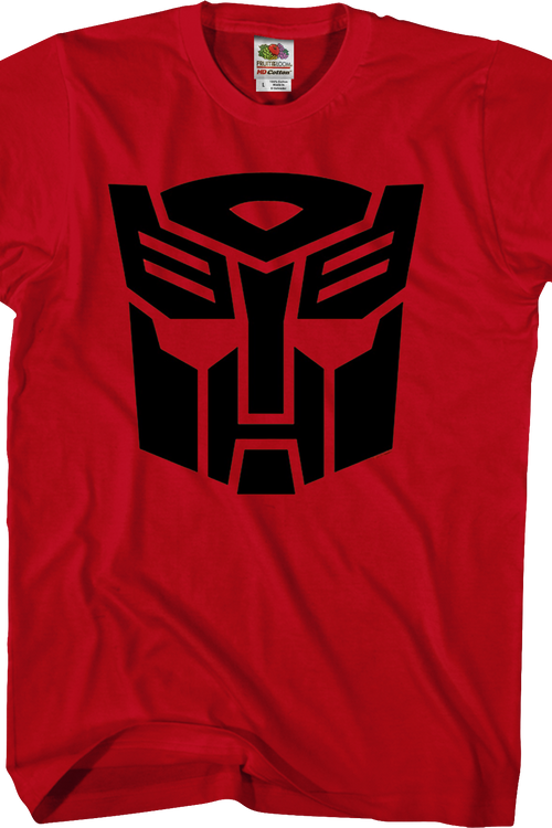 Red Autobot Logo Transformers T-Shirtmain product image